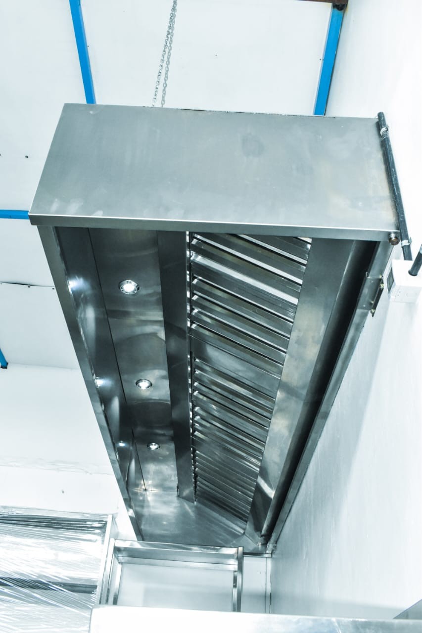Wall type hood